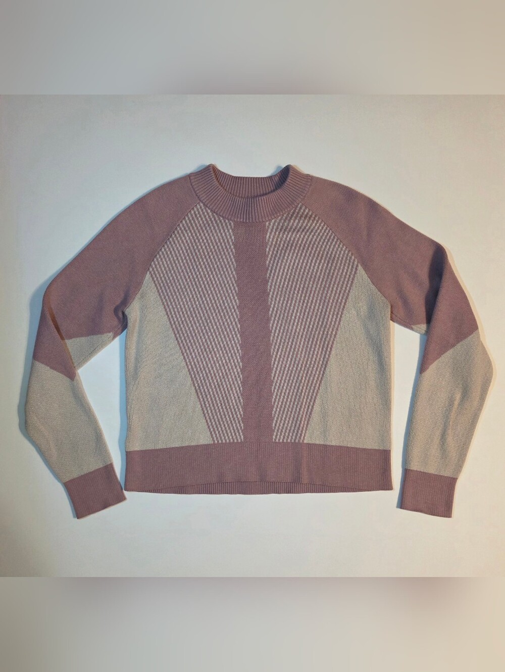 lululemon Sweater Here For Serenity Small Pink Cream Cashmere Blend